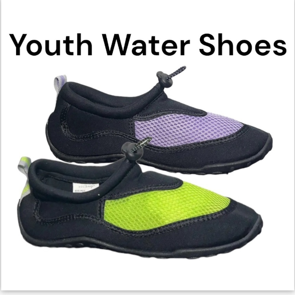 NWT West Loop Youth Water Shoes, Green or Purple